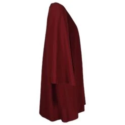 Robe Cape Alexander McQueen En Viscose Bordeaux -ModeChic Magasin 788638 2