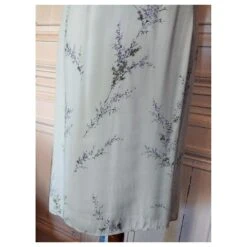 CACHAREL ROBE DRESS PREPPY CREPE TULLE PASTELS T 36/38 Vert Clair -ModeChic Magasin 791406 10