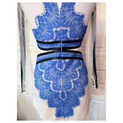 Autre Marque SHEINSIDE ROBE DRESS SOIREE TM OU 34/36 Blanc Cassé -ModeChic Magasin 791415 10