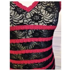 Jean Paul Gaultier GAULTIER JEAN PAUL ROBE DRESS COLLECTOR CANCAN DENTELLE SOIREE TM 38 Noir -ModeChic Magasin 794206 5