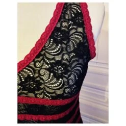 Jean Paul Gaultier GAULTIER JEAN PAUL ROBE DRESS COLLECTOR CANCAN DENTELLE SOIREE TM 38 Noir -ModeChic Magasin 794206 7