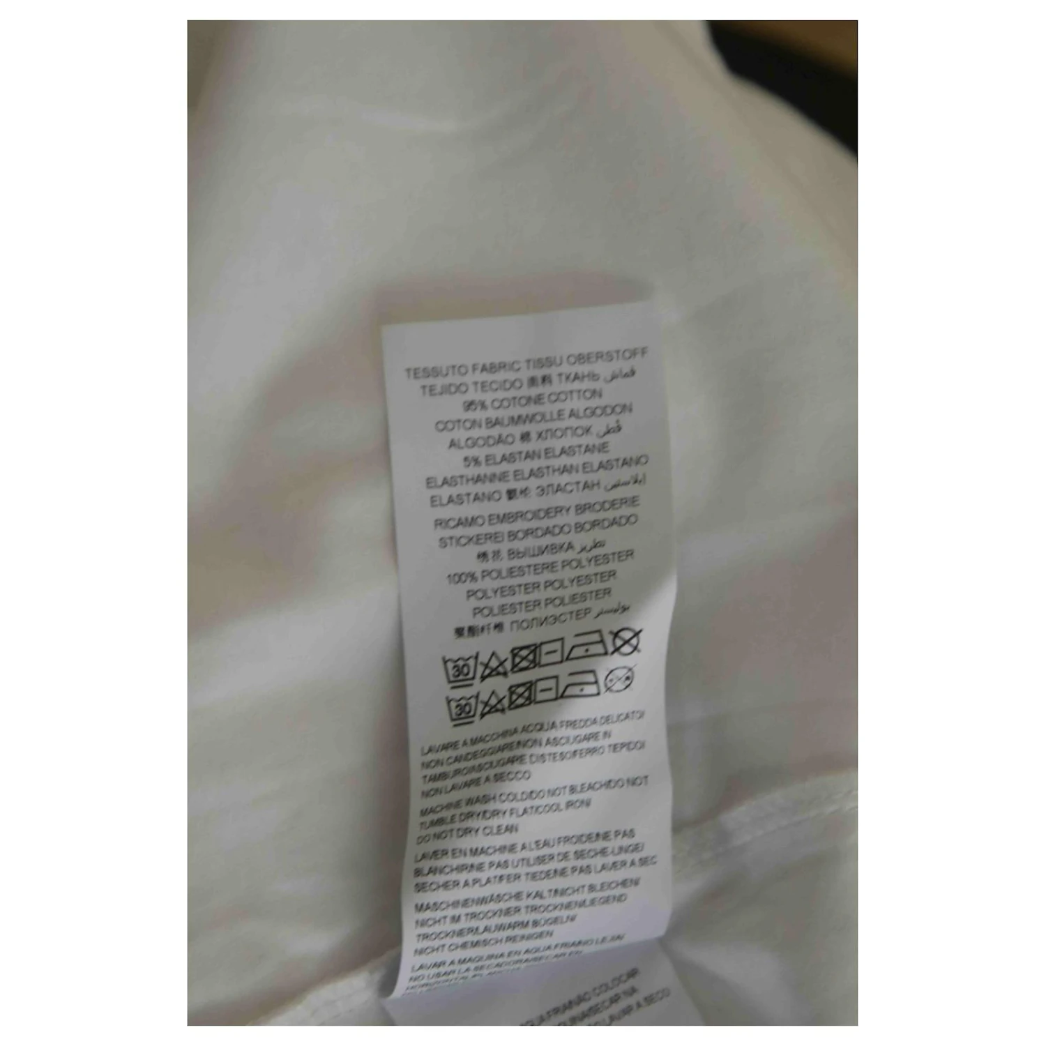 Robe Moschino 32 Blanc 6 Robe Moschino 32 Blanc – Image 6