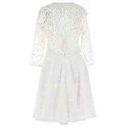 Claudie Pierlot Robe Blanc -ModeChic Magasin 798523 3