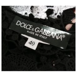 Dolce & Gabbana Robe En Dentelle Noire -ModeChic Magasin 799299 3
