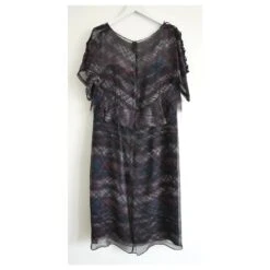 Robe En Mousseline à Carreaux Rachel Comey Marron Noir -ModeChic Magasin 800881 4