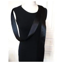 GASPARD YURKIEVICH CREATEUR ROBE COUTURE SOIREE T 38 Noir -ModeChic Magasin 801767 3
