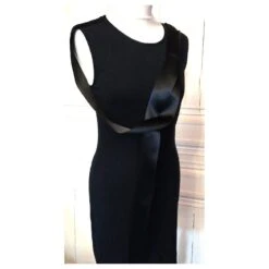 GASPARD YURKIEVICH CREATEUR ROBE COUTURE SOIREE T 38 Noir -ModeChic Magasin 801767 8