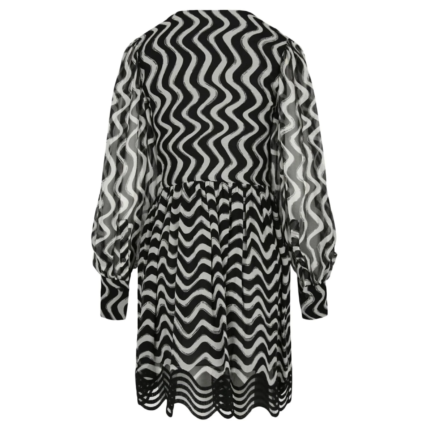 Stella Mc Cartney Robe En Soie à Manches Longues Stella McCartney Métallisé 2 Stella Mc Cartney Robe En Soie à Manches Longues Stella McCartney Métallisé – Image 2