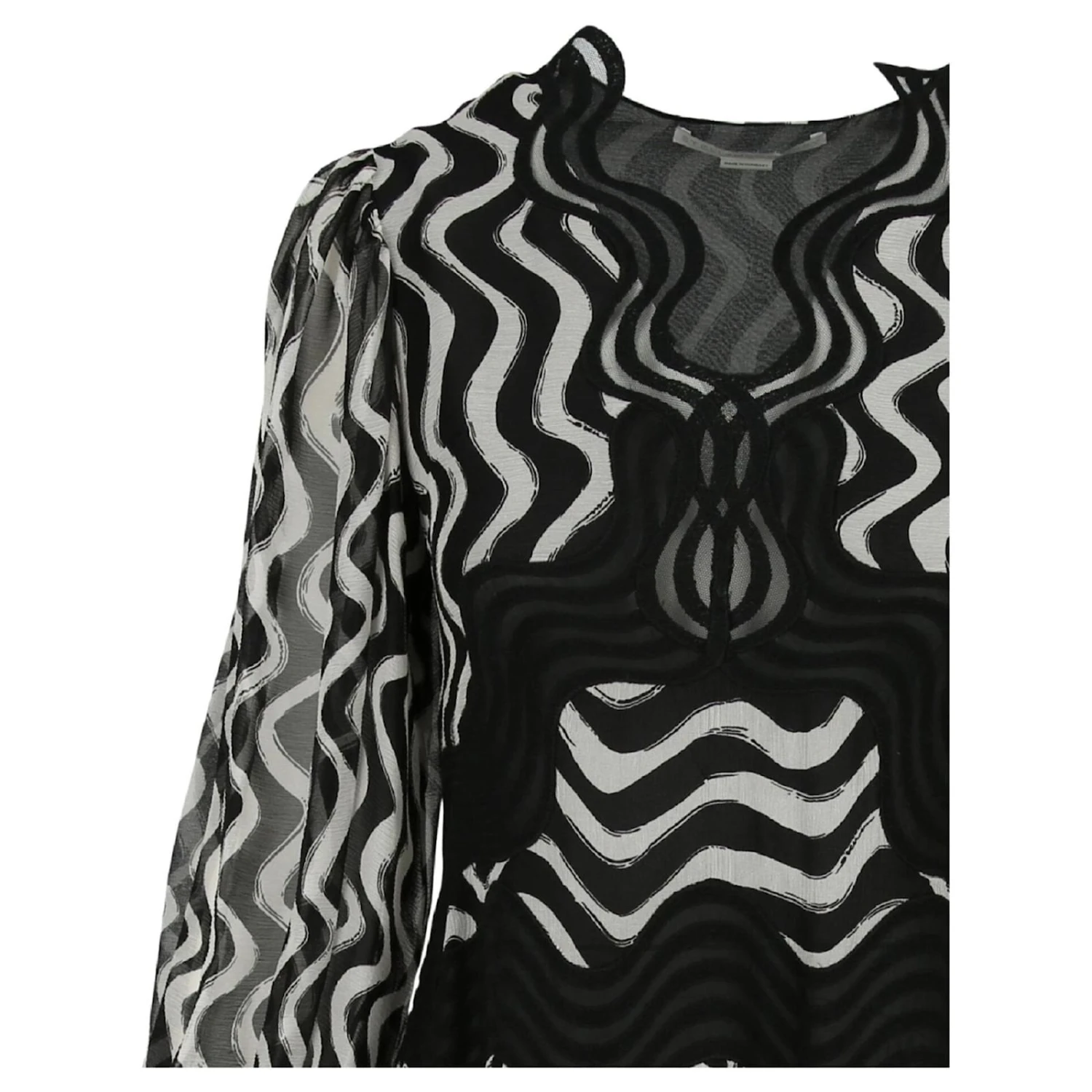 Stella Mc Cartney Robe En Soie à Manches Longues Stella McCartney Métallisé 3 Stella Mc Cartney Robe En Soie à Manches Longues Stella McCartney Métallisé – Image 3