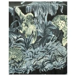 Reformation Robe Longue Imprimée Noire Avec Bretelles En Cuir -ModeChic Magasin 803304 5