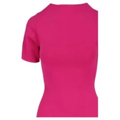 Stella Mc Cartney Robe Ajustée Et évasée à Manches Courtes Stella McCartney Rose -ModeChic Magasin 803555 3