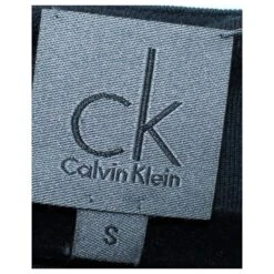 Calvin Klein Robe Drapée Noire à Manches Longues -ModeChic Magasin 804613 6