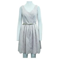 Calvin Klein Robe De Cocktail Blanche Et Rose -ModeChic Magasin 804663 2