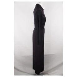 Donna Karan Robe Longue Bleue à Manches Longues Et Fermeture éclair Sur Le Devant Taille 6 11 Donna Karan Robe Longue Bleue à Manches Longues Et Fermeture éclair Sur Le Devant Taille 6 -ModeChic Magasin 804965 3