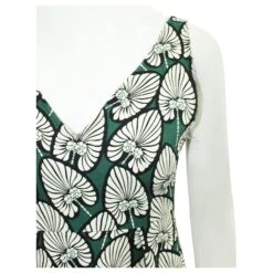 Bimba & Lola Robe Droite Imprimée Verte -ModeChic Magasin 805175 5