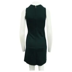 Calvin Klein Robe Sans Manches Vert Bouteille Coupe Slim -ModeChic Magasin 805192 3