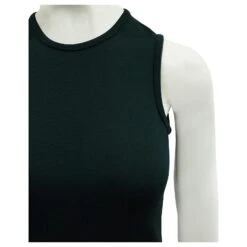 Calvin Klein Robe Sans Manches Vert Bouteille Coupe Slim -ModeChic Magasin 805192 5