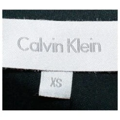 Calvin Klein Robe Sans Manches Vert Bouteille Coupe Slim -ModeChic Magasin 805192 6