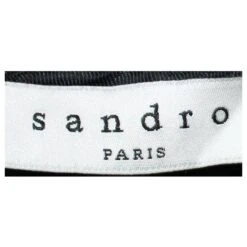 Sandro Robe En Dentelle Noire à Dos Ouvert -ModeChic Magasin 805223 6