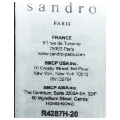 Sandro Robe En Dentelle Noire à Dos Ouvert -ModeChic Magasin 805223 7