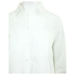 Calvin Klein Robe Chemise Oversizee Blanche -ModeChic Magasin 806532 5