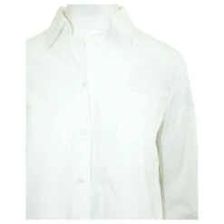 Calvin Klein Robe Chemise Oversizee Blanche -ModeChic Magasin 806532 6