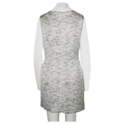 Elie Tahari Robe De Cocktail Argentée Métallisé -ModeChic Magasin 806564 3