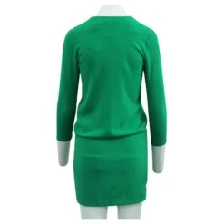 Ba&Sh Robe Verte Avec Décolleté En V -ModeChic Magasin 807240 3