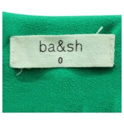 Ba&Sh Robe Verte Avec Décolleté En V -ModeChic Magasin 807240 5