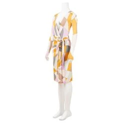 Emilio Pucci Robe Portefeuille Orange -ModeChic Magasin 807263 4