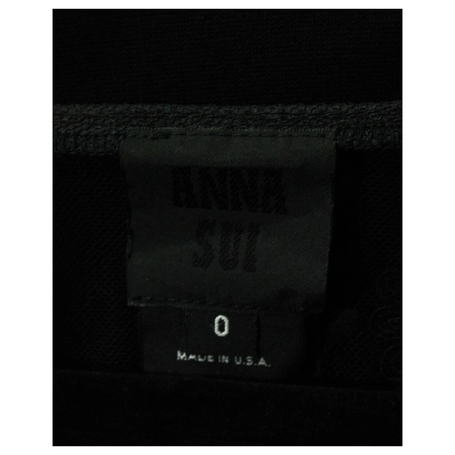 Anna Sui Robe Longueur Genou En Dentelle Noire Avec Robe Intérieure 4 Anna Sui Robe Longueur Genou En Dentelle Noire Avec Robe Intérieure – Image 4