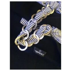 Mini Robe En Cachemire Et Soie Chanel Noir -ModeChic Magasin 808478 6