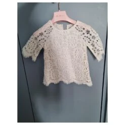 Dolce & Gabbana Robe De Cérémonie Blanc -ModeChic Magasin 809282 7