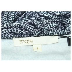 Maje Robe Mi-longue à Mancherons Noir 9 Maje Robe Mi-longue à Mancherons Noir -ModeChic Magasin 809383 5