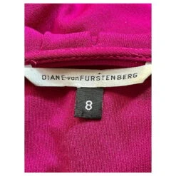 Diane Von Furstenberg DvF Vintage Baila Robe à Volants Rose Fuschia 15 Diane Von Furstenberg DvF Vintage Baila Robe à Volants Rose Fuschia -ModeChic Magasin 823094 8