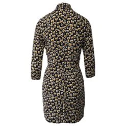 Sandro Paris Mini Robe Fourreau Manches Longues En Viscose Imprimé Floral -ModeChic Magasin 826359 3