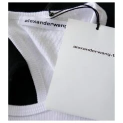 Robe Alexander Wang T Bi-Layer Body Con Noir -ModeChic Magasin 828014 6