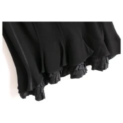 Prada AW08 Robe De Thé Noire -ModeChic Magasin 829145 5