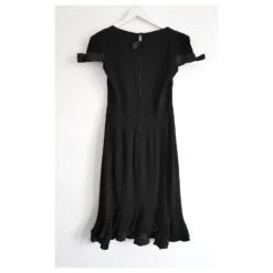 Prada AW08 Robe De Thé Noire -ModeChic Magasin 829145 6