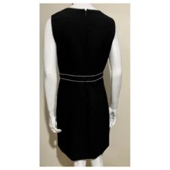 Diane Von Furstenberg Robe DvF Leelou En Crêpe Noir Et Blanc -ModeChic Magasin 830860 3