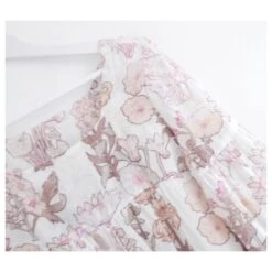 Autre Marque Robe Nuisette Fleurie Raquel Allegra Rose -ModeChic Magasin 831000 4