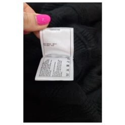 Chanel 2019 Robe En Laine Et Alpaga Noir -ModeChic Magasin 831068 7