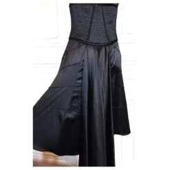 AMANDA WAKELEY ROBE DRESS CREATRICE CORSETEE SOIE T UK 12 OU T 38/40 Noir -ModeChic Magasin 833320 5
