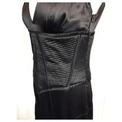 AMANDA WAKELEY ROBE DRESS CREATRICE CORSETEE SOIE T UK 12 OU T 38/40 Noir -ModeChic Magasin 833320 7