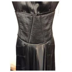 AMANDA WAKELEY ROBE DRESS CREATRICE CORSETEE SOIE T UK 12 OU T 38/40 Noir -ModeChic Magasin 833320 8
