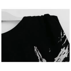 Miu Miu Printemps 2013 Robe De Thé à Imprimé Tie-dye Noir -ModeChic Magasin 835096 3