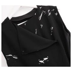 Miu Miu Printemps 2013 Robe De Thé à Imprimé Tie-dye Noir -ModeChic Magasin 835096 5