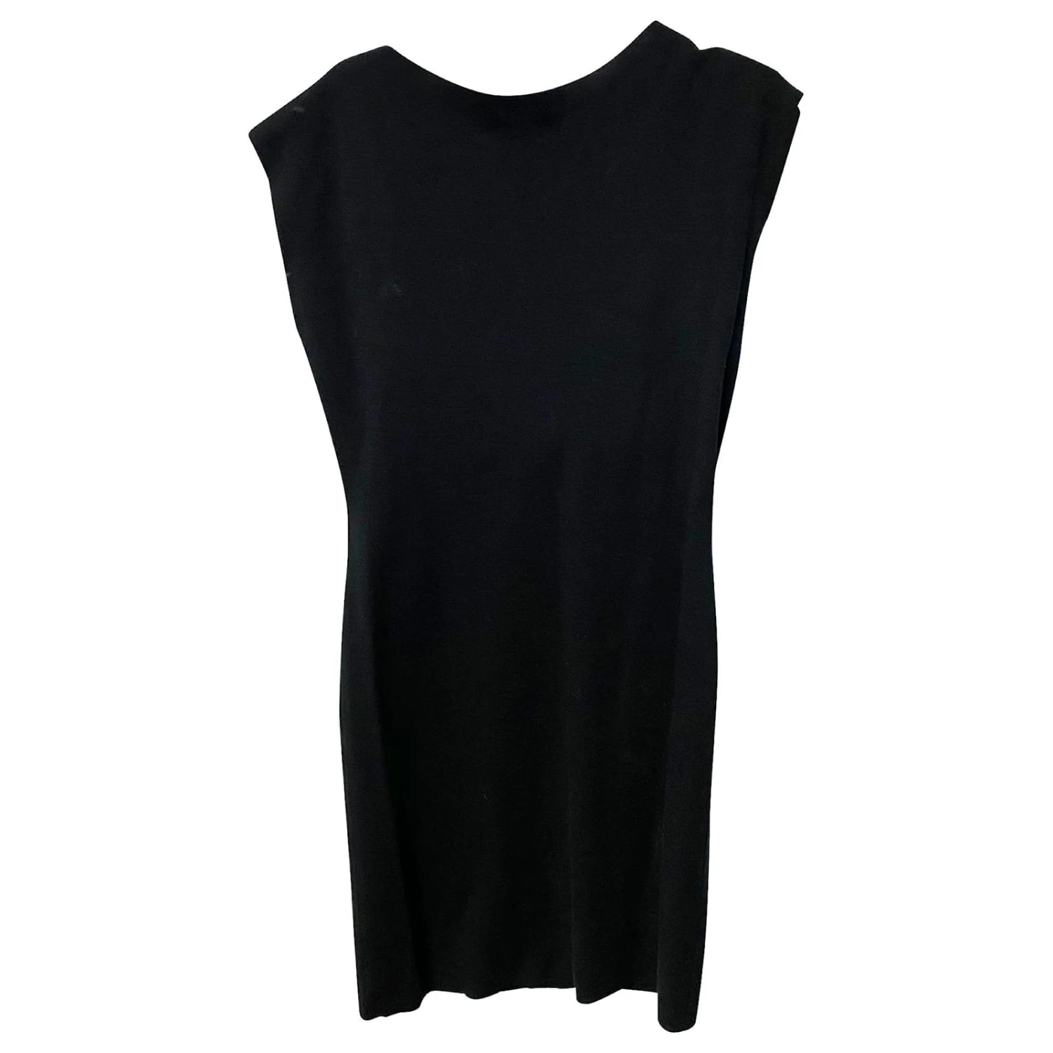 Lanvin Mini Robe à Capuche En Laine Noire 4 Lanvin Mini Robe à Capuche En Laine Noire – Image 4