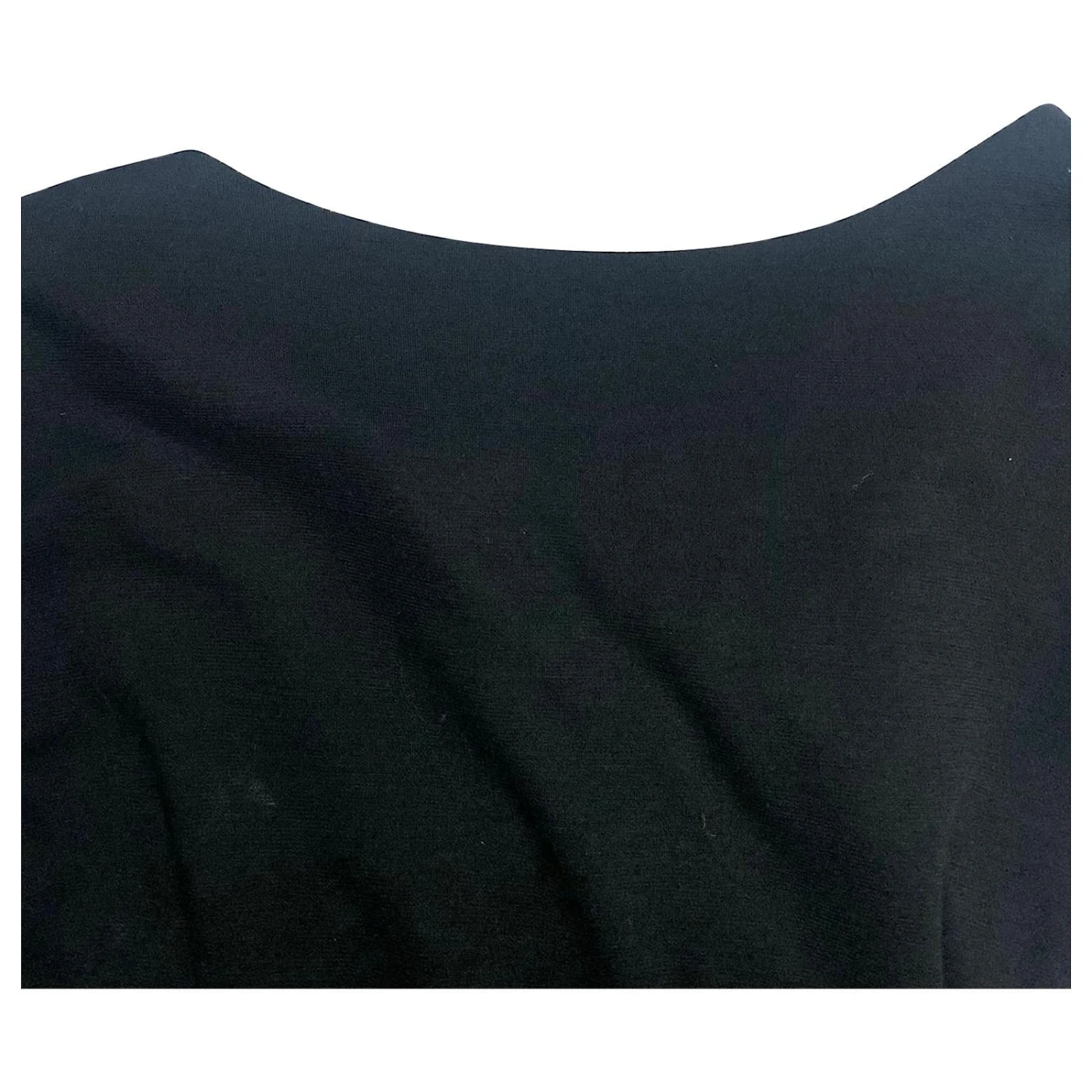 Lanvin Mini Robe à Capuche En Laine Noire 5 Lanvin Mini Robe à Capuche En Laine Noire – Image 5