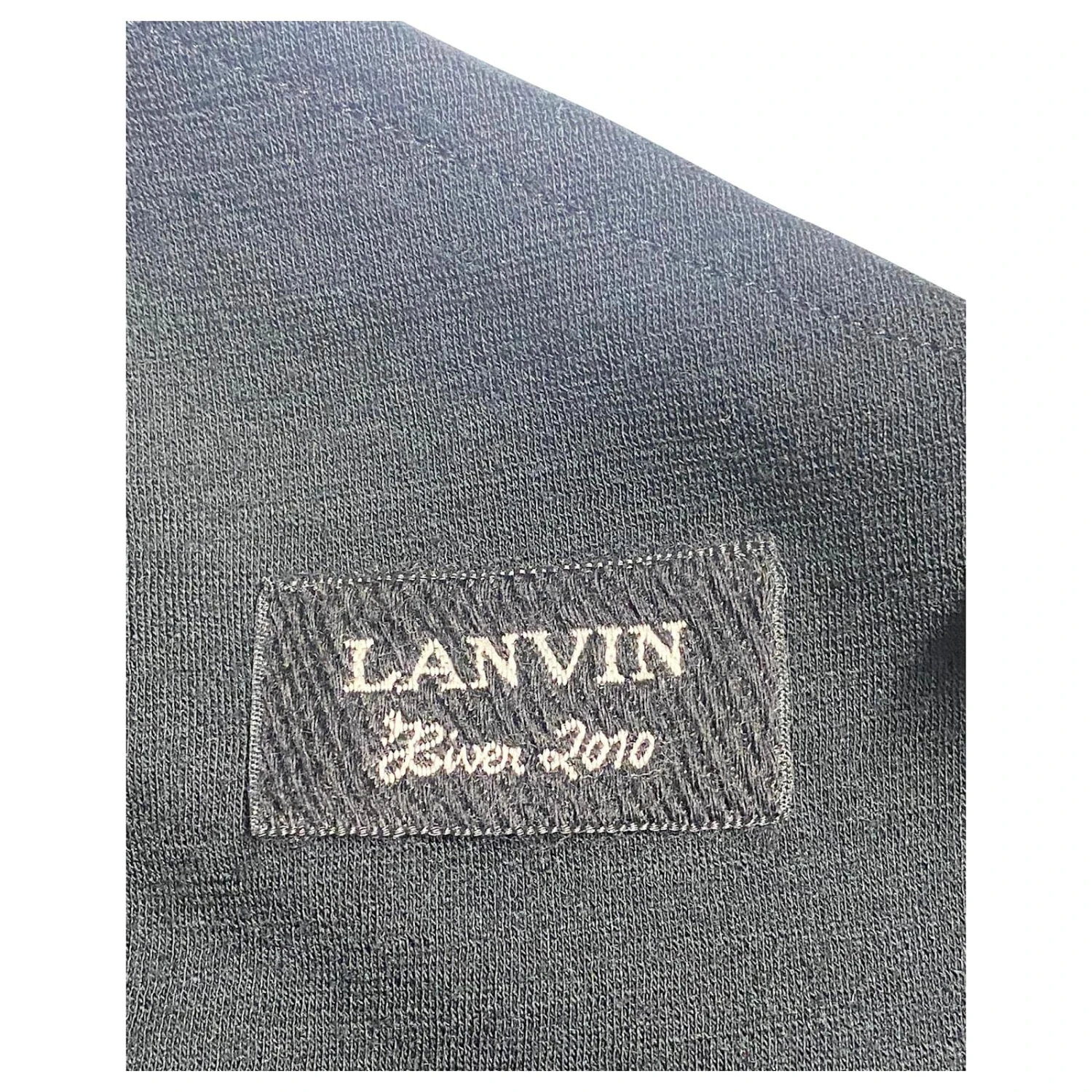 Lanvin Mini Robe à Capuche En Laine Noire 6 Lanvin Mini Robe à Capuche En Laine Noire – Image 6
